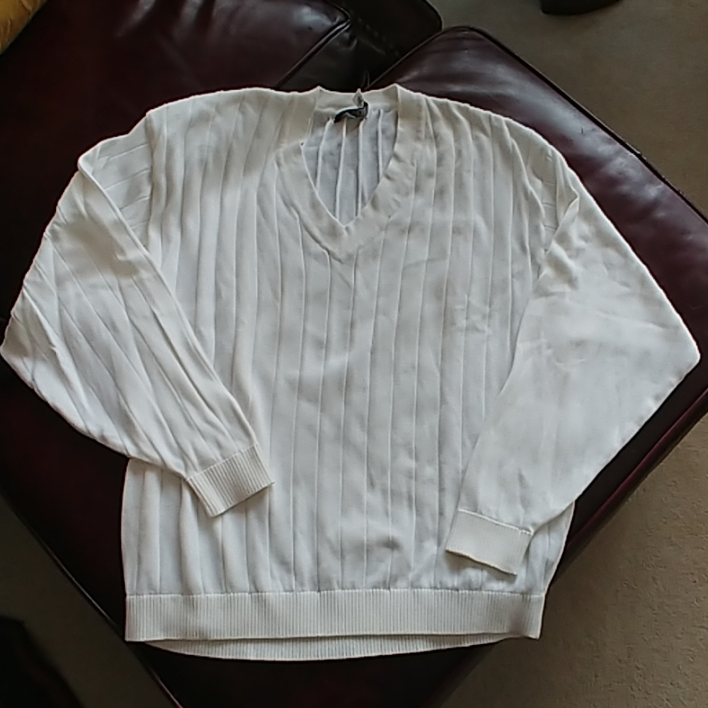 Men's cotton blend sweater